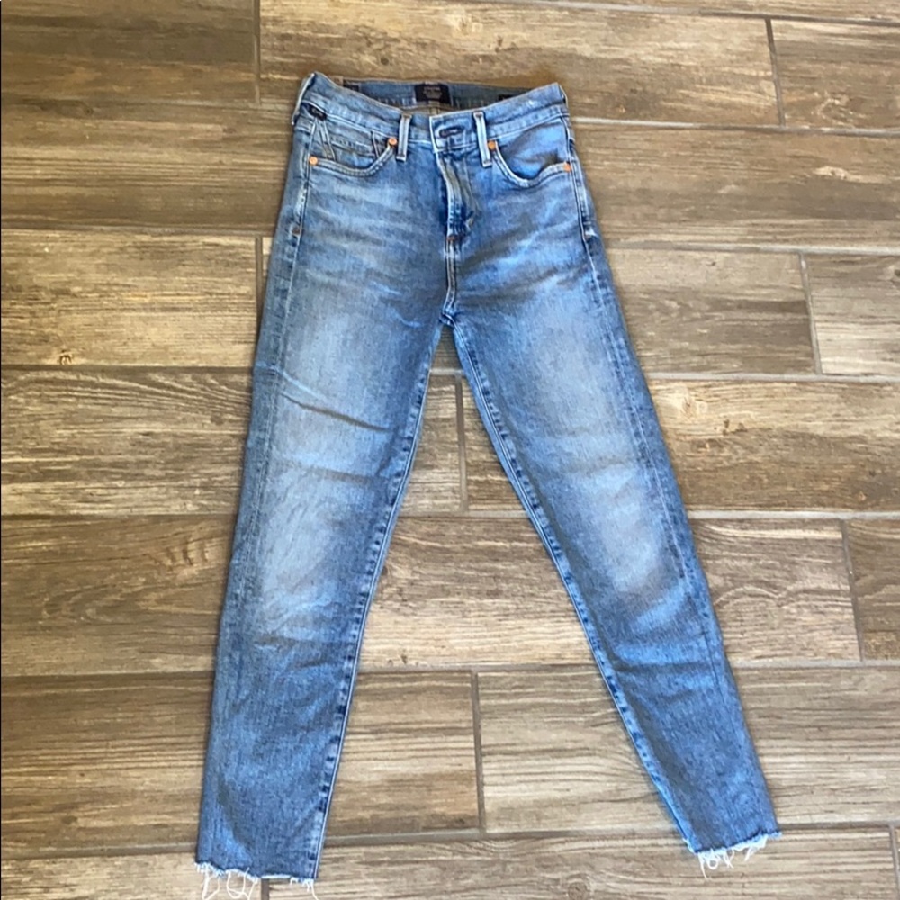 Citizens of humanity rocket crop high waist jeans